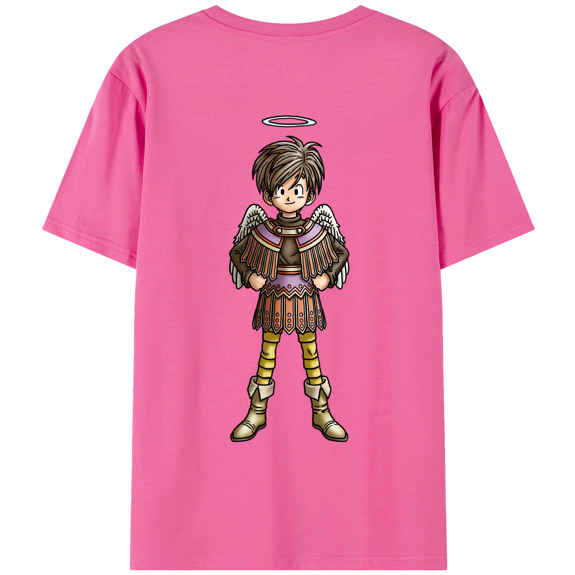 （画像用） ドラゴンクエスト Doragon Kuesuto Dragon Quest レディース半袖Tシャツ(バックプリント)